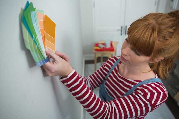 Процесс покраски кухонных фасадов