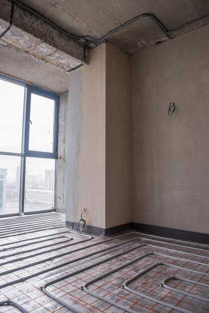 Подготовка к укладке водяного теплого пола